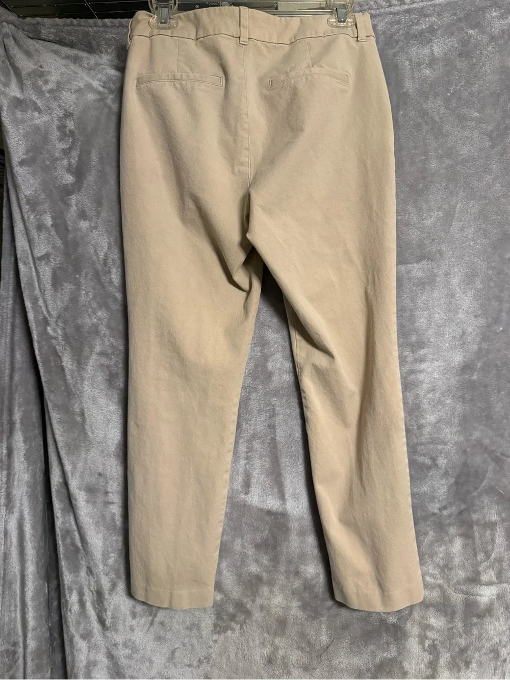 Old Navy High-Rise Pixie Women's Khaki Straight-Leg Pants - Picture 2 of 3